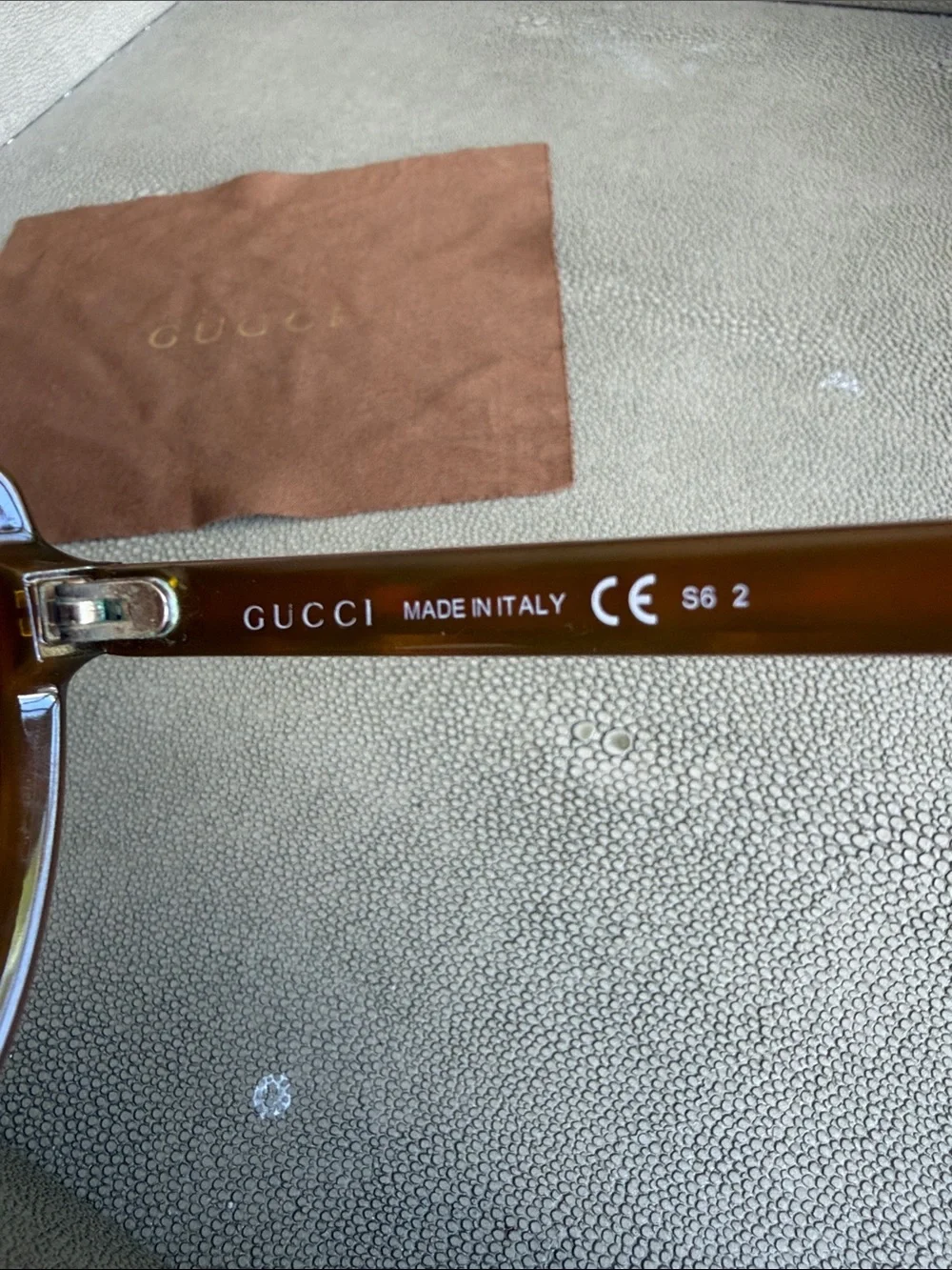GUCCI authentic Women's Oversized Brown Gradient Sunglasses